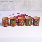 Форма бумажная для кулича «Хохлома», 70×85 мм, МИКС - фото 120041026