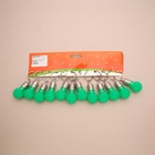 Маячок световой на ошейник для больших и средних собак, фасовка 12 шт., зелёный - Фото 9