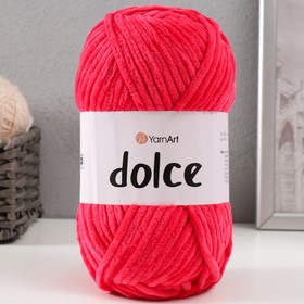 Пряжа "Dolce" 100% микрополиэстер 120м/100гр (759 малина) 4200434