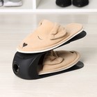 Подставка для хранения обуви IDEA, пластик, 28×10×14 см, чёрный - Фото 2