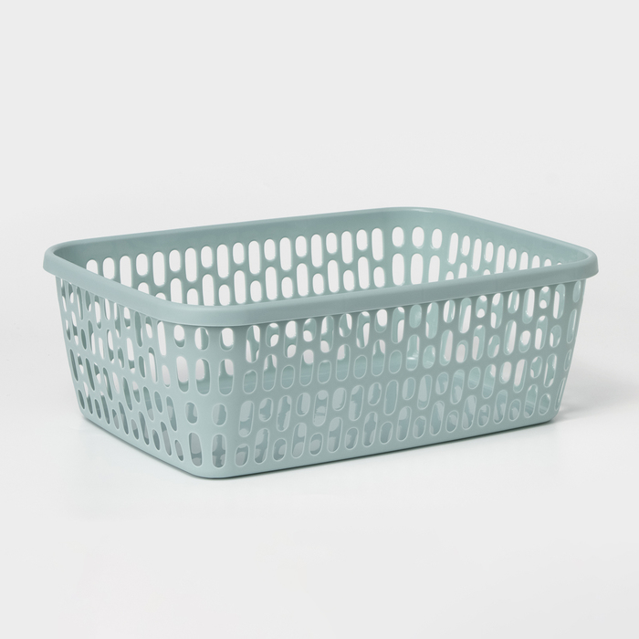 Корзина для хранения, 35×25×12 см, МИКС - Фото 1