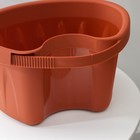 Кашпо для цветов на водосточную трубу IDEA «Алиция», 3.5 л, пластик, коричневый - Фото 7