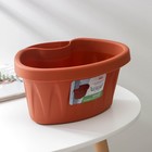 Кашпо для цветов на водосточную трубу IDEA «Алиция», 3.5 л, пластик, коричневый - Фото 8