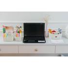 Подставка - органайзер для канцелярии «Вязание», 4 секции, белый ротанг - Фото 7