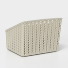 Органайзер «Вязание», 5 секций, цвет белый ротанг - Фото 5