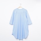 Рубашка женская, цвет голубой, размер 62 - Фото 11