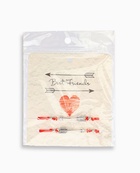 Браслет-оберег «Красная нить» In love лучшие друзья, набор 2 шт. цвет серебро, d=5.5 см - Фото 6