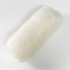 Шерсть для валяния "Кардочес" 100% полутонкая шерсть 100гр (205 белый) - Фото 2