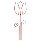 Шпалера, 45×15×0.3 см, металл, зелёная, «Тюльпан», цвет МИКС - Фото 3