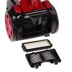 Пылесос Centek CT-2536, 2400/ 420 Вт, НEPA-фильтр, чёрно-красный - фото 9557526