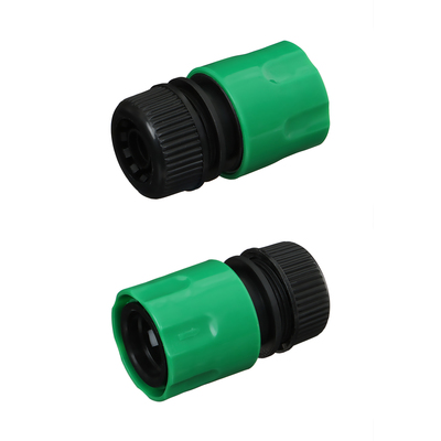 Набор коннекторов, d=1/2" (12 мм), 4 шт., 2 штуцера, 2 коннектора, Greengo