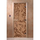 Дверь «Венеция», размер коробки 200 × 80 см, правая, цвет матовая бронза - фото 298157950