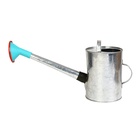 Лейка с длинным носиком, 5 л, с рассеивателем, оцинкованная, без рисунка, носик d=25 мм - Фото 5