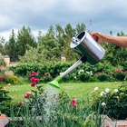 Лейка с длинным носиком, 5 л, с рассеивателем, оцинкованная, без рисунка, носик d=25 мм - Фото 7