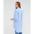 Рубашка женская, цвет голубой, размер 58 - Фото 3