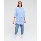 Рубашка женская, цвет голубой, размер 58 - Фото 5