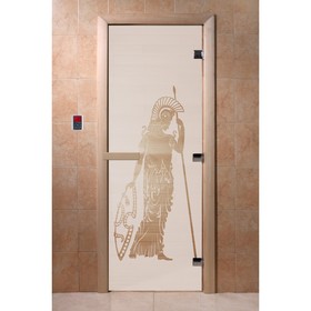 Дверь «Рим», размер коробки 190 × 70 см, левая, цвет сатин