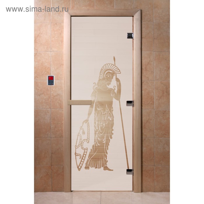 Дверь «Рим», размер коробки 190 × 70 см, левая, цвет сатин - Фото 1