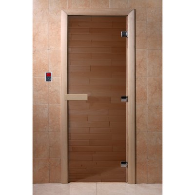 Дверь «Бронза», размер коробки 210 × 80 см, правая, коробка ольха