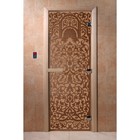 Дверь «Флоренция», размер коробки 190 × 70 см, правая, цвет матовая бронза - фото 298158142