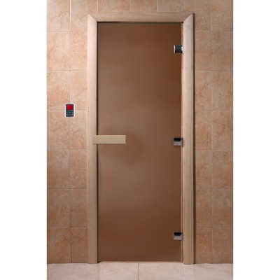Дверь «Бронза матовая», размер коробки 210 × 80 см, левая, коробка ольха