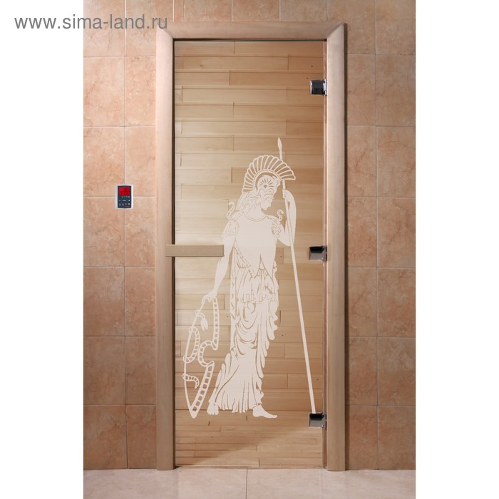 Дверь «Рим», размер коробки 190 × 70 см, правая, цвет прозрачный - Фото 1