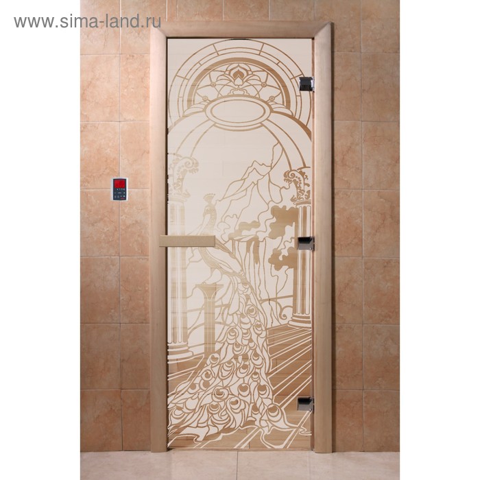 Дверь «Жар-птица », размер коробки 200 × 80 см, правая, цвет сатин - Фото 1