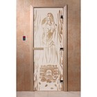 Дверь «Горячий пар», размер коробки 200 × 80 см, левая, цвет сатин - фото 298158211