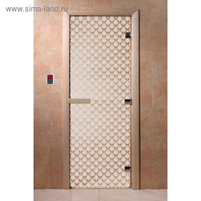 Дверь «Мираж», размер коробки 200 × 80 см, правая, цвет сатин - Фото 1