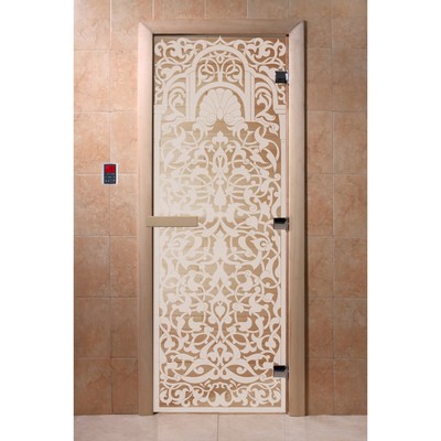 Дверь «Флоренция», размер коробки 200 × 80 см, правая, цвет прозрачный