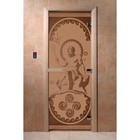 Дверь «Посейдон», размер коробки 200 × 80 см, левая, цвет матовая бронза - фото 298158265