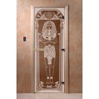 Дверь «Египет», размер коробки 190 × 70 см, левая, цвет бронза - фото 298158272
