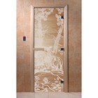 Дверь «Мишки», размер коробки 190 × 70 см, левая, цвет прозрачный - фото 298158319