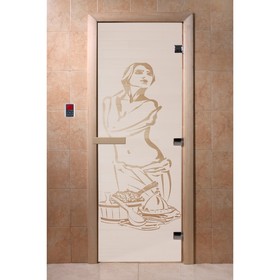 Дверь «Искушение», размер коробки 200 × 80 см, правая, цвет сатин