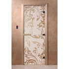 Дверь «Венеция», размер коробки 190 × 70 см, левая, цвет сатин - фото 298158367