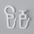 Карниз двухрядный, ширина 160 см, d=28 мм, пластиковые элементы, цвет венге - Фото 7