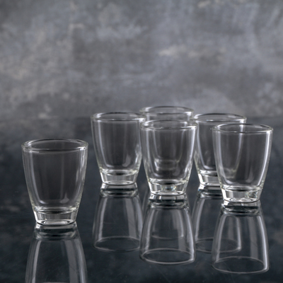 Набор стопок стеклянных «Холодок», 40 мл, 4×5 см, 6 шт, цвет прозрачный