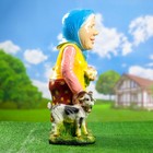 Садовая фигура "Бабка с козой" 14х33х60см - Фото 2