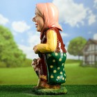 Садовая фигура "Бабка с козой" 14х33х60см - Фото 8