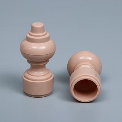 Карниз с U-шиной, 200 см, d=28 мм, пластиковые элементы, дуб