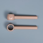 Карниз двухрядный, ширина 120 см, d=28 мм, пластиковые элементы, цвет дуб - Фото 6