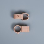 Карниз двухрядный, ширина 120 см, d=28 мм, пластиковые элементы, цвет дуб - Фото 10