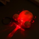 Фонарик брелок для ключей на кольце «Крабик», мигает, 4.5×4 см, МИКС - Фото 12