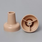 Карниз двухрядный, ширина 140 см, d=28 мм, пластиковые элементы, цвет дуб - Фото 7