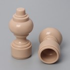 Карниз двухрядный, ширина 140 см, d=28 мм, пластиковые элементы, цвет дуб - Фото 9