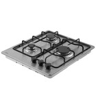 Варочная поверхность ORE LGB, газовая, 3 конфорки, серебристая - Фото 2