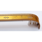 Карниз трёхрядный «Ромб», ширина 220 см, золото, цвет антик - фото 298158912
