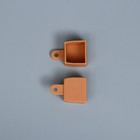 Карниз двухрядный, ширина 120 см, d=28 мм, пластиковые элементы, цвет светлый дуб - Фото 9