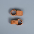 Карниз двухрядный, ширина 120 см, d=28 мм, пластиковые элементы, цвет светлый дуб - Фото 10