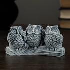 Сувенир "Три совы" 10см - фото 8796736